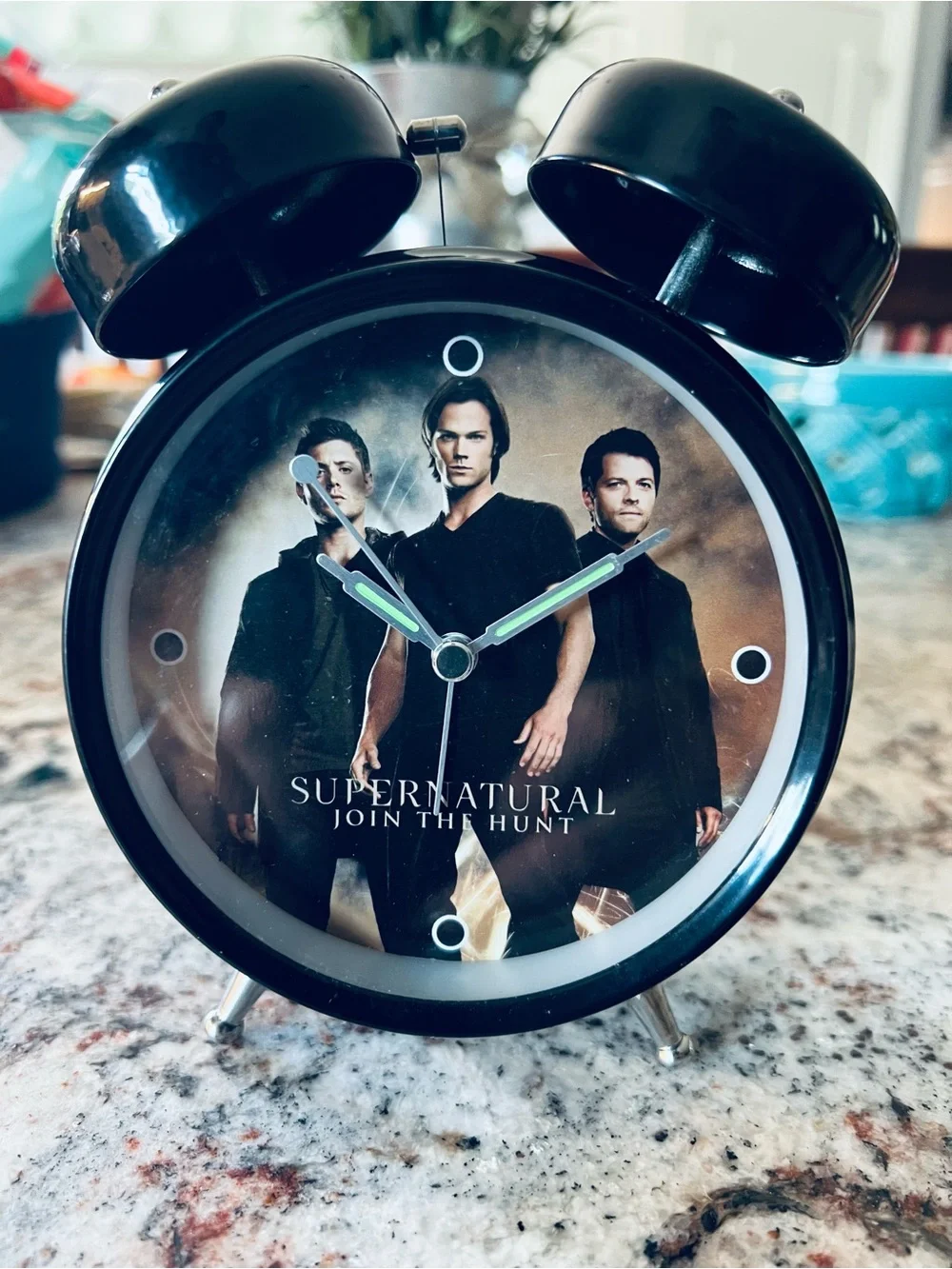 Supernatural 'Join The Hunt' Black Alarm Clock